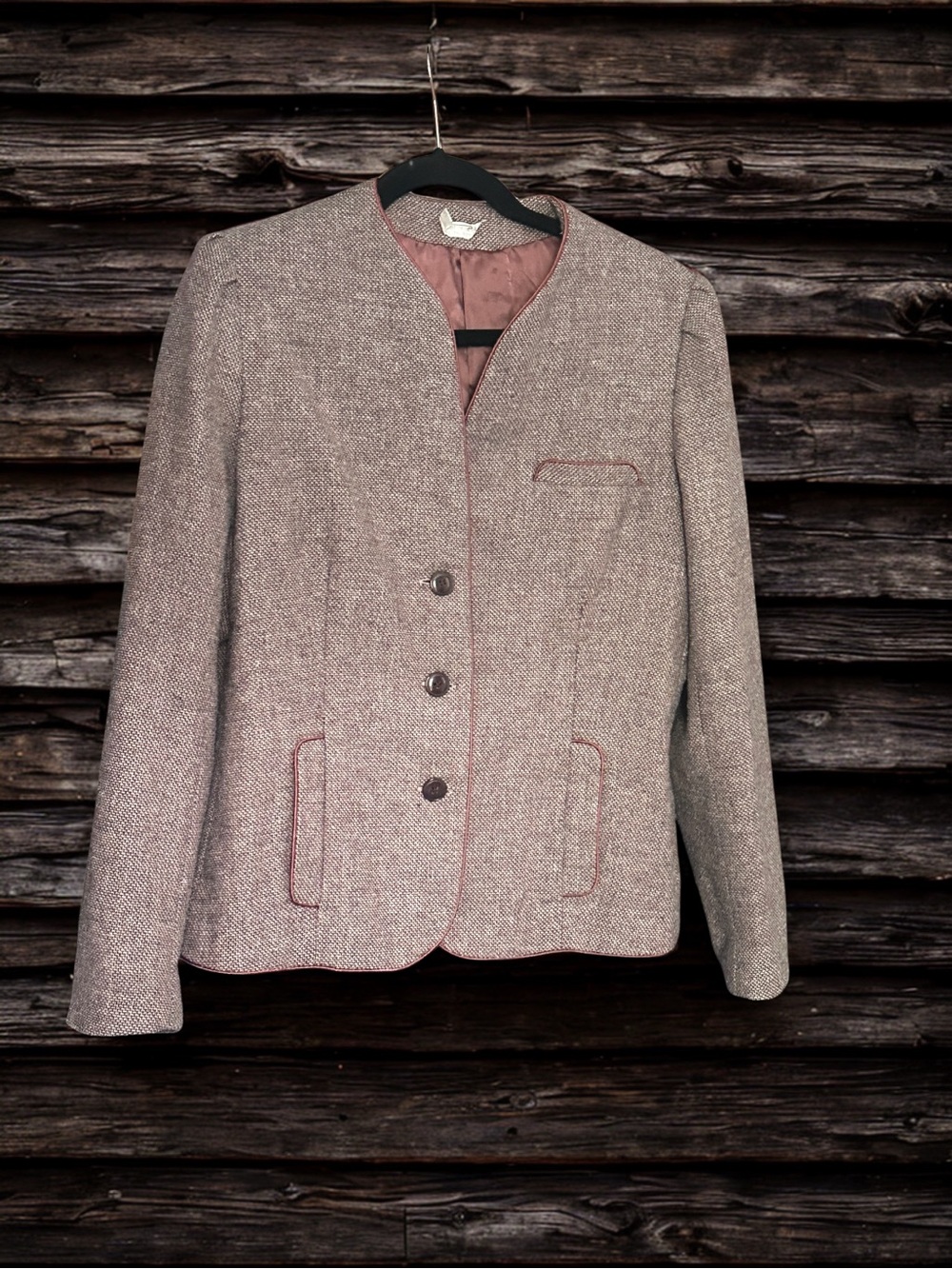 Vintage Women's Tailored Tweed Jacket